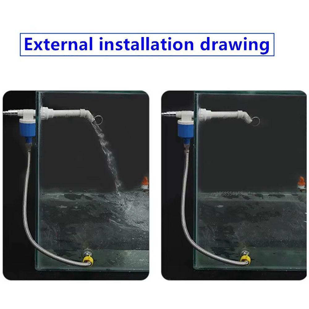 1 шт. Прямопроходной плавающий шаровой кран с внутренней вставкой и наружной резьбой, клапан контроля уровня воды для бака 1/2" 3/4" 1"
