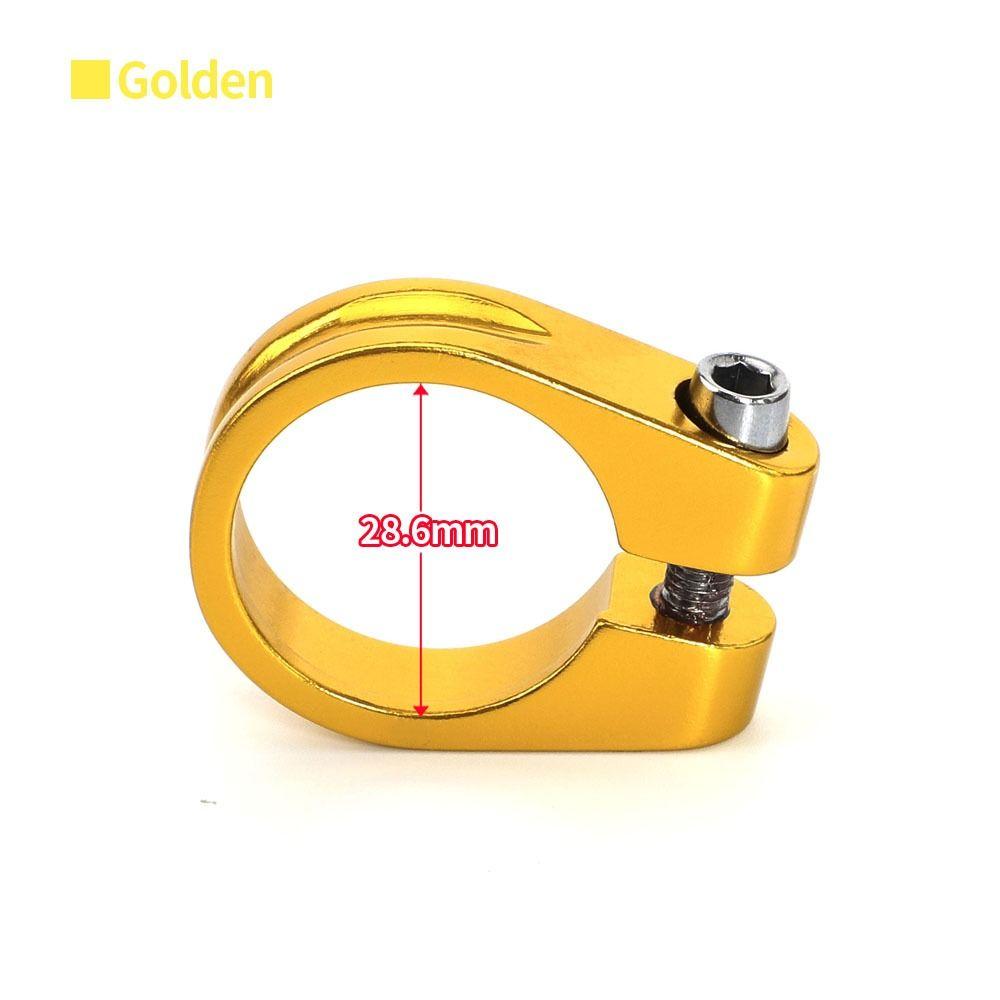 28.6/31.8/34.9mm Bike Seatpost Clamp Aluminum Zinc Zinc Alloy Bicycle Sitting Rod Clamp for Mountain Bike
