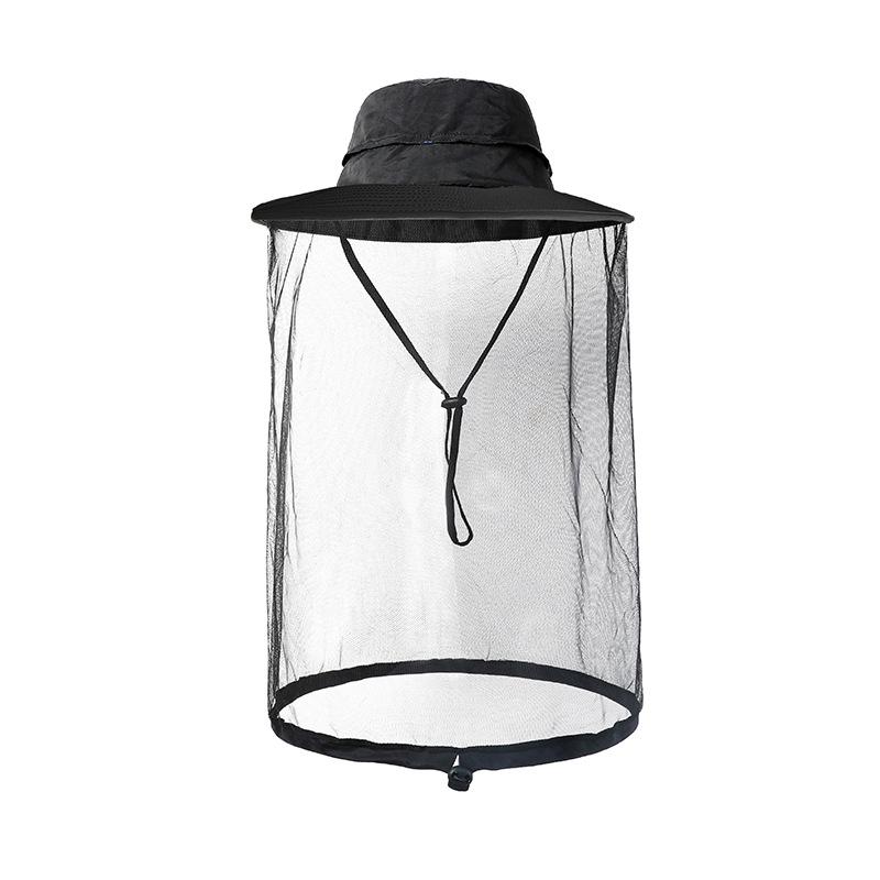 Весенняя солнцезащитная шляпа от насекомых: Быстросохнущая защита для взрослых пчеловодов и рыбаков