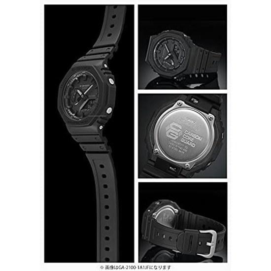 Мужские наручные часы Casio G-Shock с защитой Carbon Core Guard GA-2100-1A1JF Черные