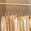 2PCS Snag-Free Tie Storage Holder Non-slip Clothing Hanger Silk Scarf Hanger  Closet Organization