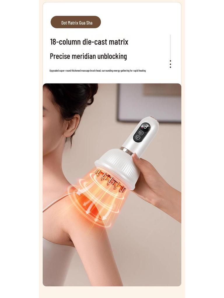 Беспроводной нагревающий массажер для похудения живота с вибрацией всего тела и электрической щеткой для прочистки меридианов