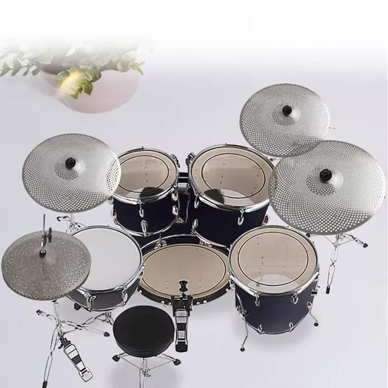 High Strengths Alloy Quiet Drum Cymbal Mutes For Quiet Practice Reduced Noise Durability Percussion Accessories