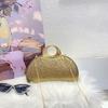 Элегантная металлическая ручка Сумочка Элегантные Свадебная Вечеринка Сумки на Плечо Сумка на Цепочке