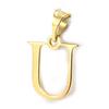 [K3671] - Позолоченный кулон в виде буквы U