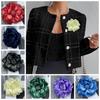 Fabric Handmade Accessories Corsage Jewelry Badge Accessories Pin Brooch New Large Flower Brooch