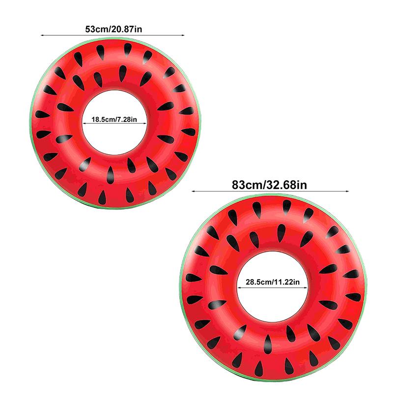 1 шт плавательный круг для вечеринки взрослых плавательные кольца мультфильм бассейн поплавки плавательный инвентарь арбуз плавательный круг лето 53/83 см
