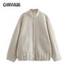 Solid Color Casual Pocket Coat Fall Women's Temperament Jacket