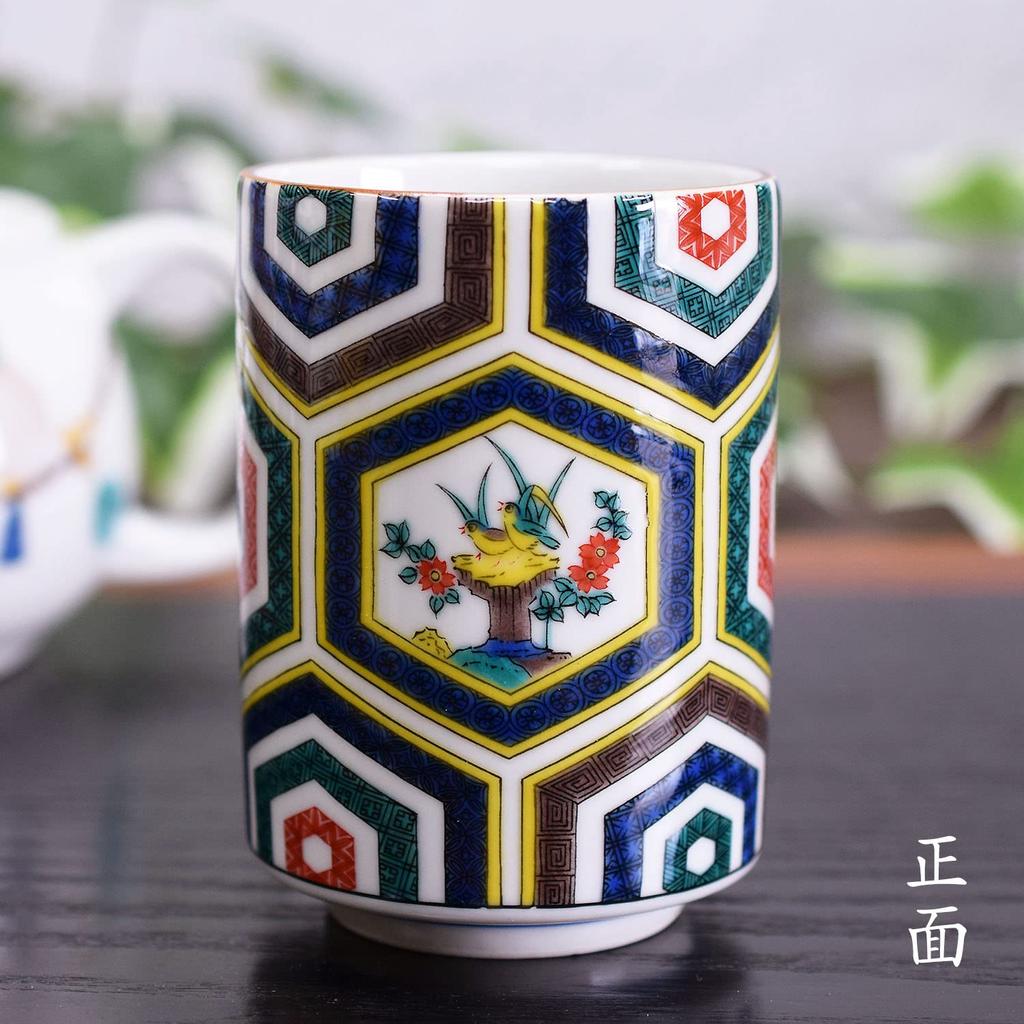 Waza no Kura Стильная посуда Kutani Роскошная чайная чашка Старинная керамика Kutani Японская столовая посуда Чайная чашка Сделано в Японии