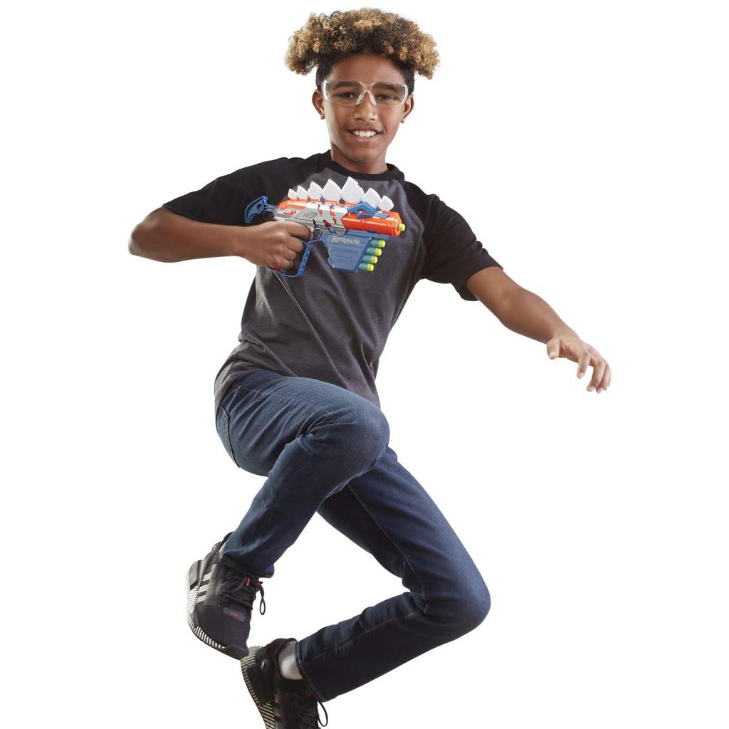 Hasbro Nerf Dino Squad Stego Smash F0805 Подлинный продукт Nerf Elite Официальные дротики в комплекте Дизайн стегозавра