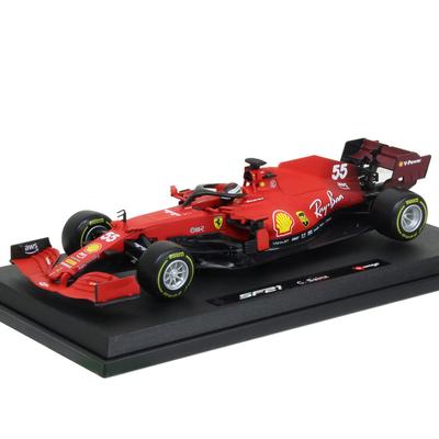 Bburago Масштабная модель Ferrari SF21 Sainz 2021 1/18 C. BR-18-16809CS