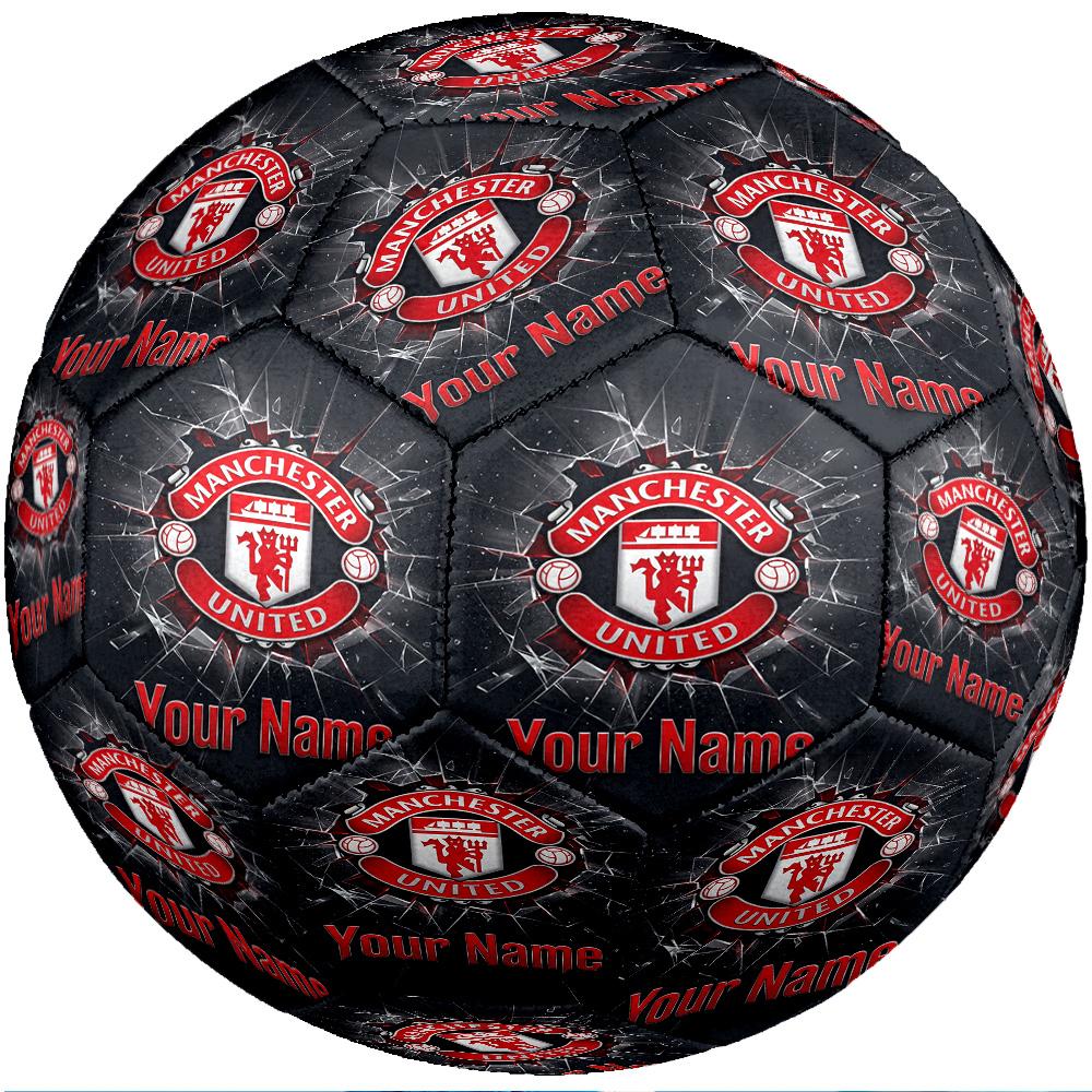 Manchester United Fashion Size 5 Football Wearproof Non‑Slip Soccer Ball For Sports Training Entertainment Use