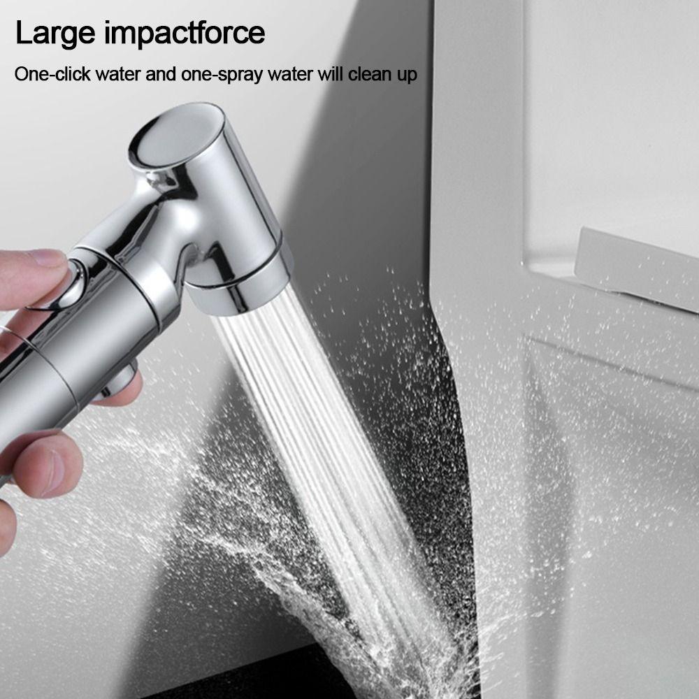ABS Bidet Sprayer Chrome Toilet Sprayer New Handheld Faucet  Bathroom