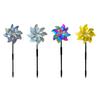 Reflective Bird Repellent Pinwheel Lightweight Bird Control Wind Spinner Garden Decoration Outdoor Windmill Ornament for Protecting Roof Orchard Yard