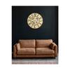 Accessory Retro Floral Decorative Wooden Wall Clock 33x33
