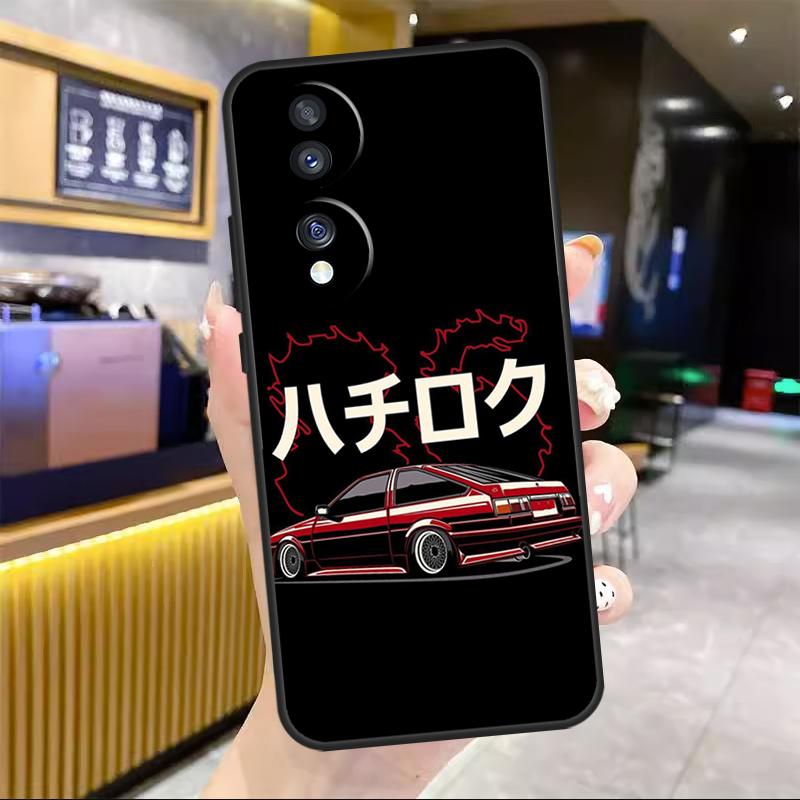 Япония JDM Спортивный Автомобиль Комикс Для Honor Magic 8 7 6 5 Lite Чехол Для Honor 200 400 Pro 50 70 90 X8c X8b X9a X9b X9c Win RT