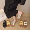Thick-soled Slippers for Women To Wear Summer New Fashion with Skirts Holiday Wind Beach One-word Cool Slippers