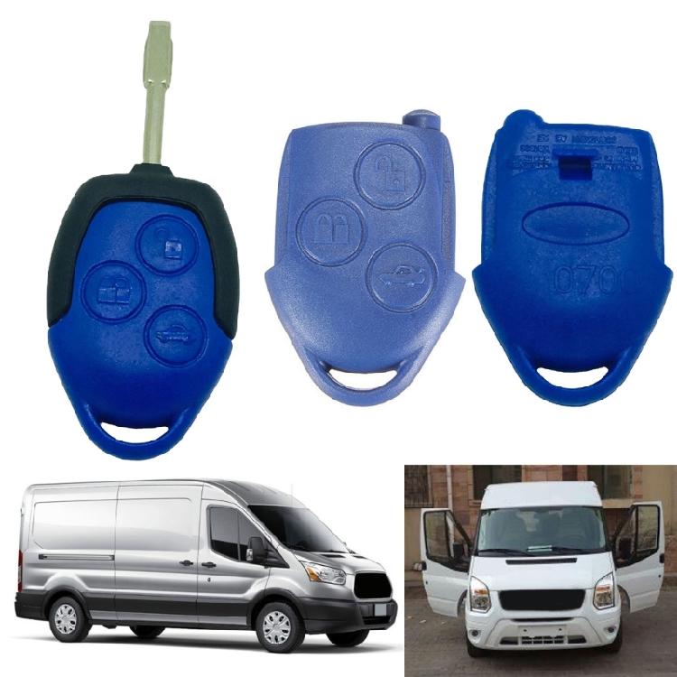Синий Пластиковый ABS Чехол-Защита для Ключа Запасной Корпус для Ford Transit Connect 2006-2014 Автомобиль