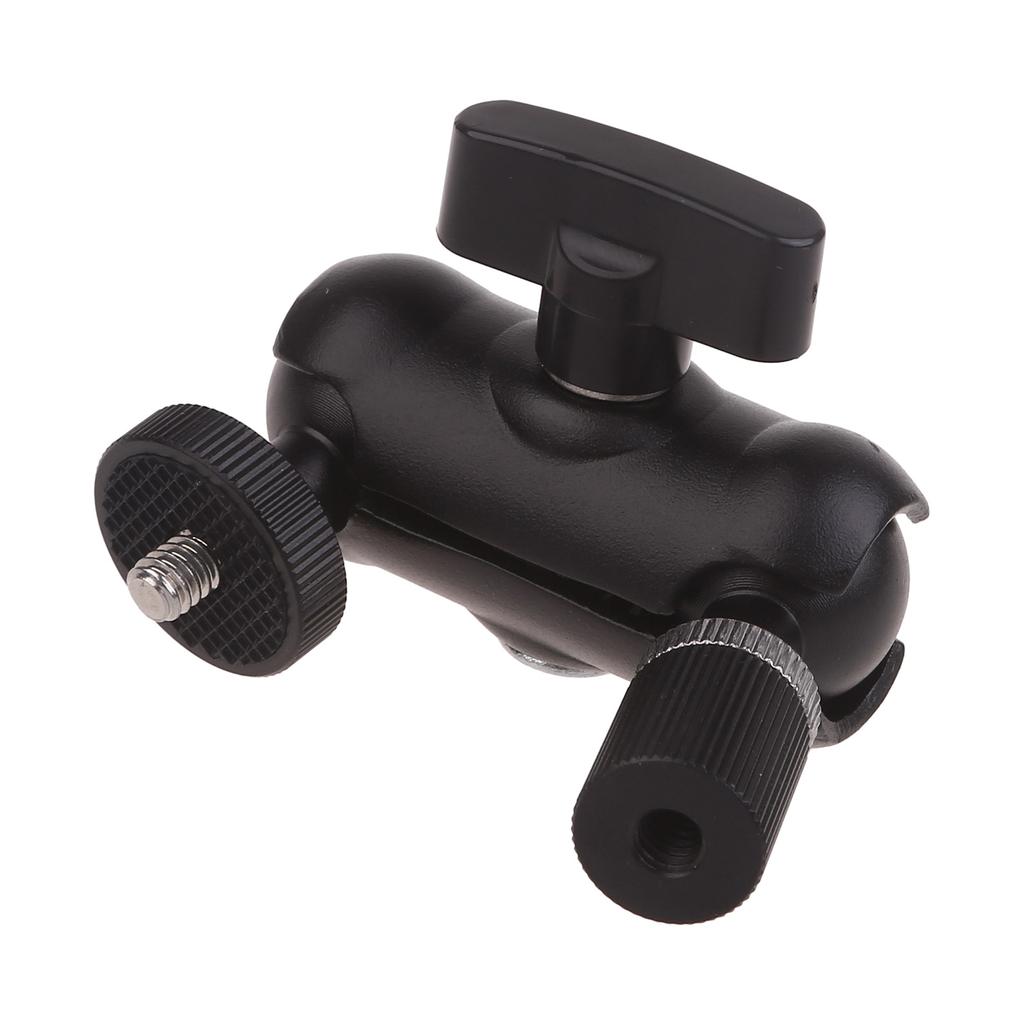 Металлический кронштейн с выдвижной и вращающейся металлической опорой 1/4 Female to Male Extension Support для цифровых зеркальных камер и штативов