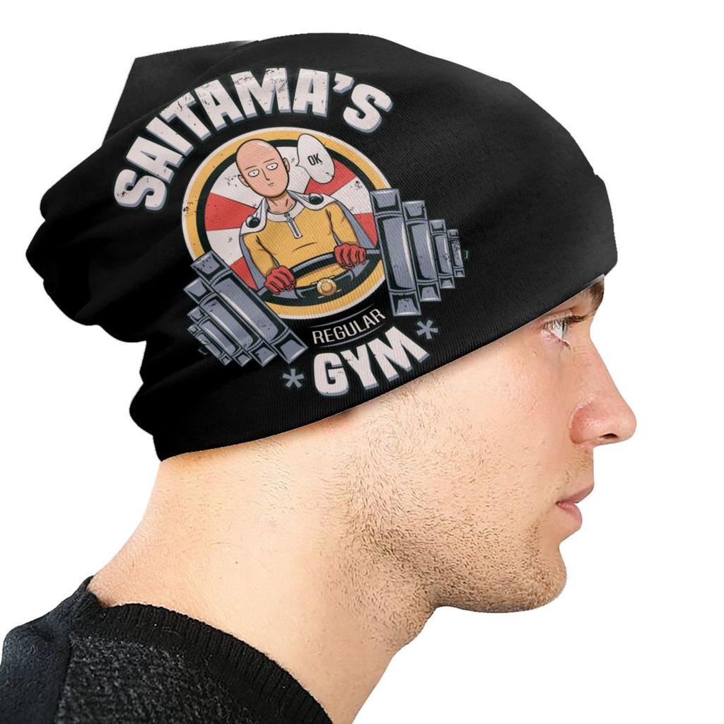 One Punch Man Сайтама Спортивный Капот Шапки Хип-Хоп Вязаная Шапка Для Женщин Унисекс Осень Зима Теплая Япония Аниме Манга Черепа Шапочки Шапки Шапки