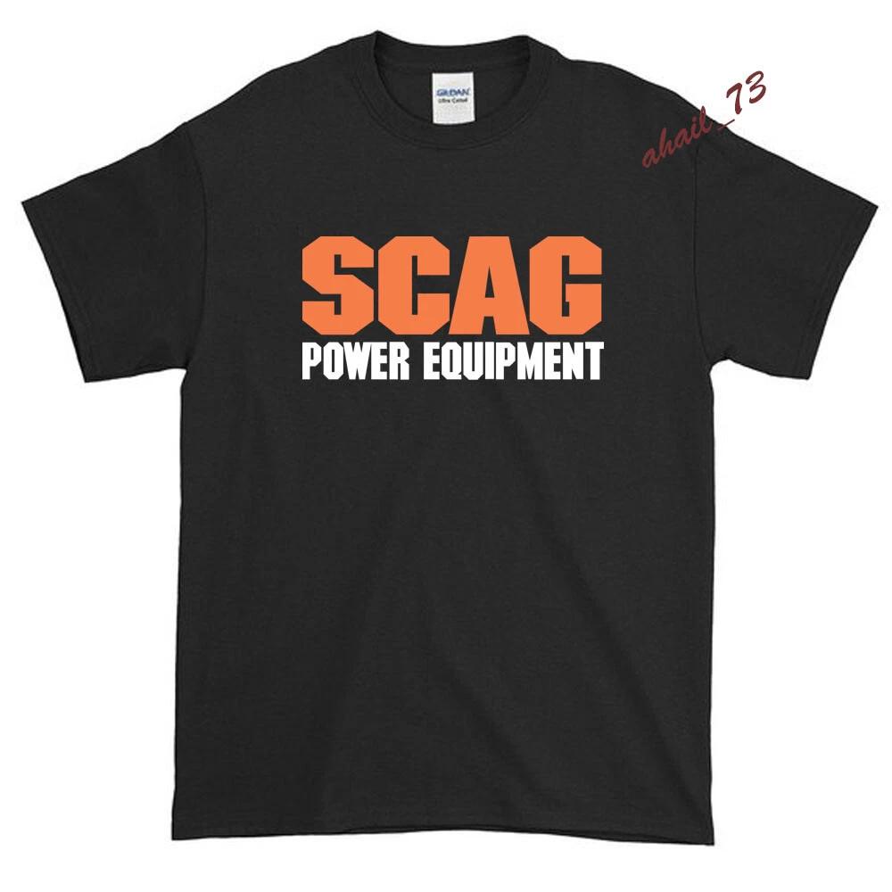 New Shirt SCAG Power Equipment Logo Men's T shirt American USA Size S -XXL