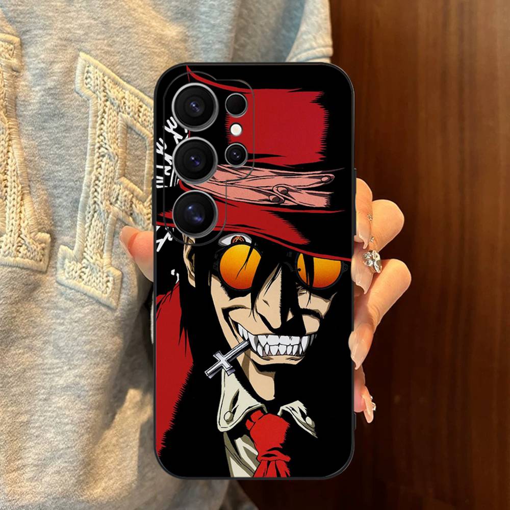 Чехол для телефона Hellsing в стиле аниме ужасов для Samsung S 24 Fe 25 Ultra Plus 20 Lite 21 30 22 23 24 22 Ultra 5G Fundas