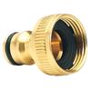 (Nikita) Brass Garden Hose Tap Connector (3/4) Quick Hose Adaptor Accessories