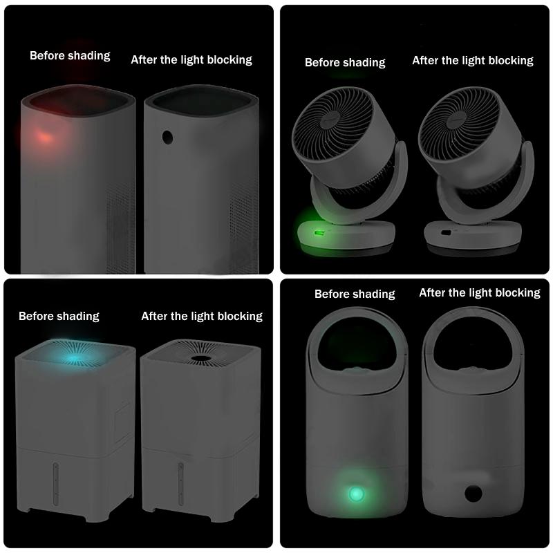 Новые 100 шт. Черные светоблокирующие наклейки Для VR-очков AI Интеллектуальные очки Запись видео Затеняющая наклейка Наклейки для конфиденциальности