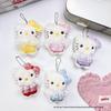 Пищащая кружевная юбка Плюшевый кот Подвеска HelloKitty - Аксессуар для куклы-котенка Сделай сам
