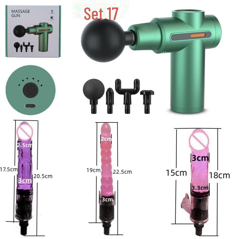 Women's Multifunctional Silicone Massage Gun for Muscle Relaxation