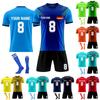 Personalised Shirts Kit Mens Girls With Name Number Custom Football Jerseys For Boys Training Suit