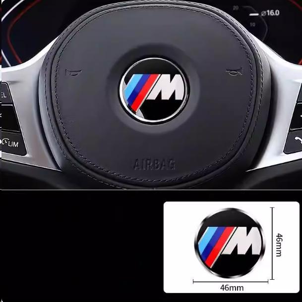 1 шт. Наклейка на центр руля автомобиля, внутренняя отделка для BMW E36 E46 E53 E90 E60 E61 E93 E87 X1 X3 X5 X6 F30 F20 F10