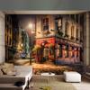 3D Wall Mural City Night View Wallpaper Bar Cafe Restaurant Backdrop Wall Decoration Fresco Papel De Parede 3D Paisagem