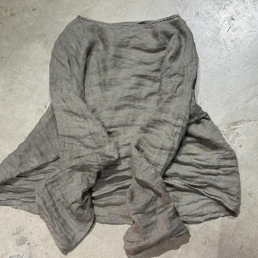 Johnature Модная винтажная однотонная свободная повседневная футболка женская весенняя футболка в китайском стиле с круглым вырезом и длинными рукавами