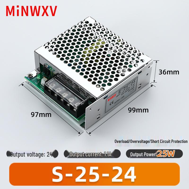 S Switch 220V AC to 12V/24V DC Transformer for Industrial Lighting Monitors.