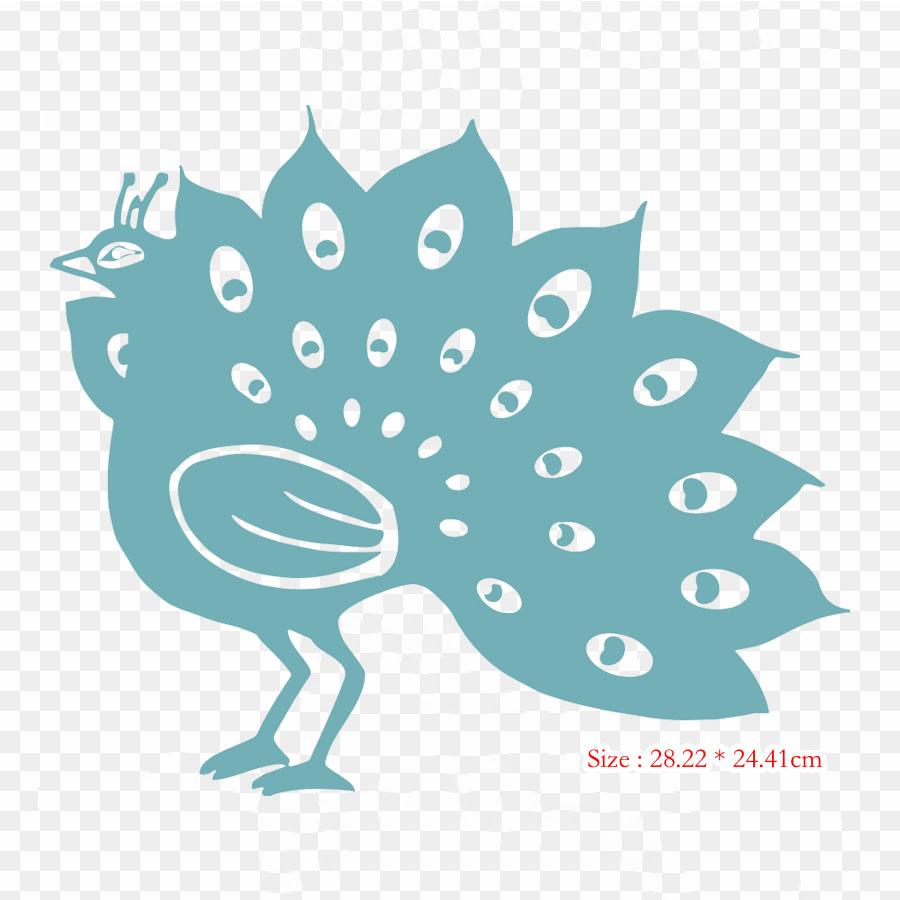 Coyote Bird Iron On Heat Transfer Printing Vinyl Patches Sticker for Clothes DIY Appliques Washable Patches