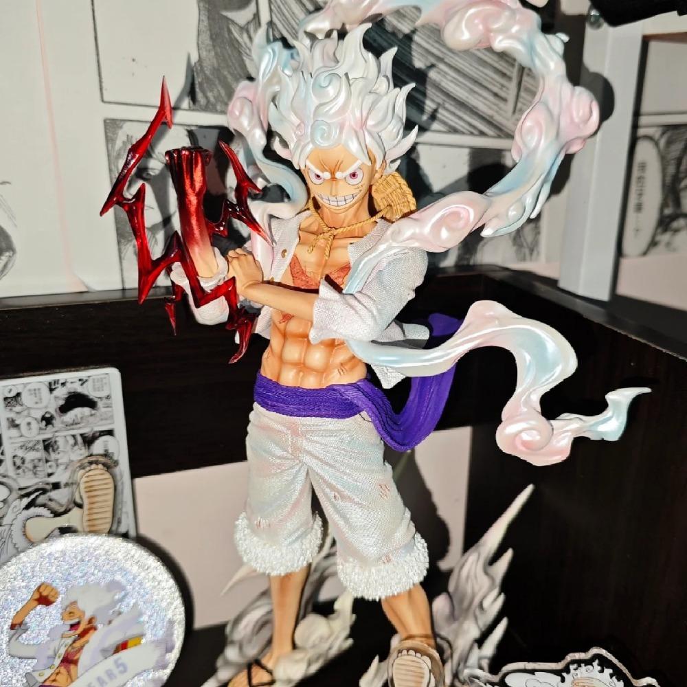 25см Аниме Фигурка 5-й Гир Луффи Фигурка One Piece Фигурка Луффи Ника ПВХ Статуэтка Коллекционная Масштабная Модель Игрушки Наборы Игрушек Подарок Презенты
