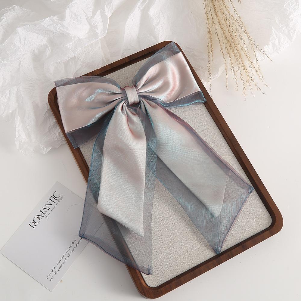 Elegant Hair Barrettes Accessories Long Ribbon Hairgrip Headwear Stylish Hair Clips  Daily Use