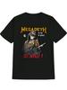 MEGADETH «So Far So Good... Что!""" Графическая футболка - Черная с принтом астронавта на тему космоса Повседневная футболка с круглым вырезом"""