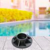 Pool Bottom Cap Replacing, Vertical Leg End Spare Part Wear Resistant Support Bracket for Above