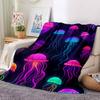 1pc Jellyfish Blanket Warm, Cozy, And Soft, Suitable for Sofas, Beds, Cars, And Office Use.Perfect for Camping And Travel, Making It a Great Gift for