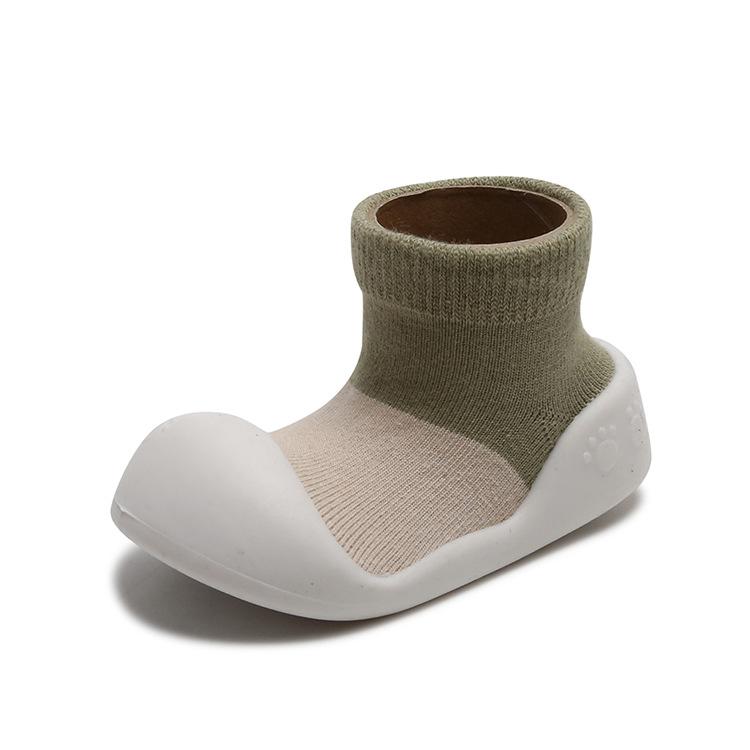 Детские прогулочные туфли, осенние новые цветные детские туфли, детские носки-тапочки, мягкая подошва, нескользящая детская обувь, дышащая обувь для мальчиков и девочек, Zapatillas