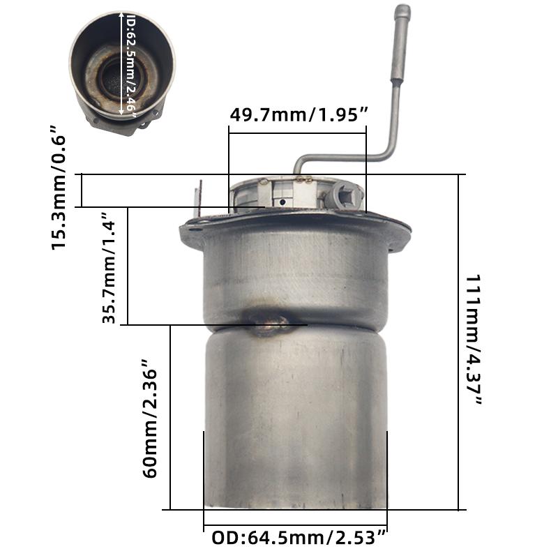 Car Water Heater Kits 12V Burner Combustion Chamber for Webasto 5Kw Thermo Top C E Z P 1322639A 92995C/D Heater Parts Burner