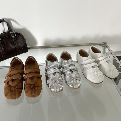 Обувь Dexun женская весна 2025 года, новые туфли Мэри Джейн на плоской подошве, универсальная зеленая спортивная и повседневная обувь с мягкой подошвой