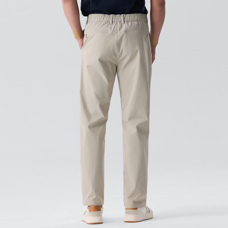 SNOWFLYING Men's Summer High-Elastic Cool Sun Protection Straight Pants