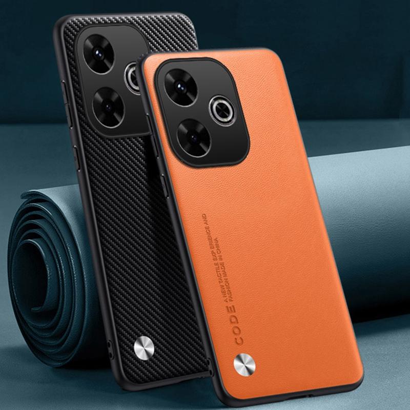 Роскошный чехол из искусственной кожи для Xiaomi Redmi 13 4G 13C 5G Redmi13 C, задняя крышка, матовый силиконовый защитный чехол для телефона Poco M6 4G
