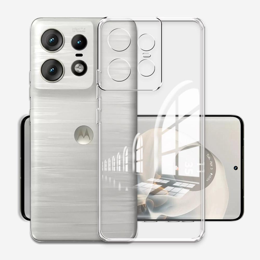 Чехол для Moto Edge 50 Pro, прозрачный силиконовый мягкий чехол для телефона Moto Edge50Pro, защитный чехол, чехол на Motorola Edge 50 Pro Funda