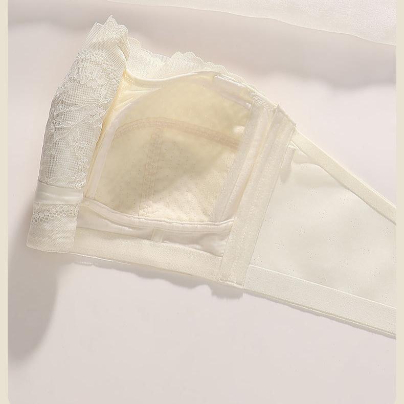 Летний бюстгальтер без бретелек для женщин, невидимая спина, обхват груди и завязки на груди, бюстгальтер больших размеров