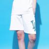 MLB Cashew Flower Casual Shorts Unisex White 3ASPI0133-07WHS