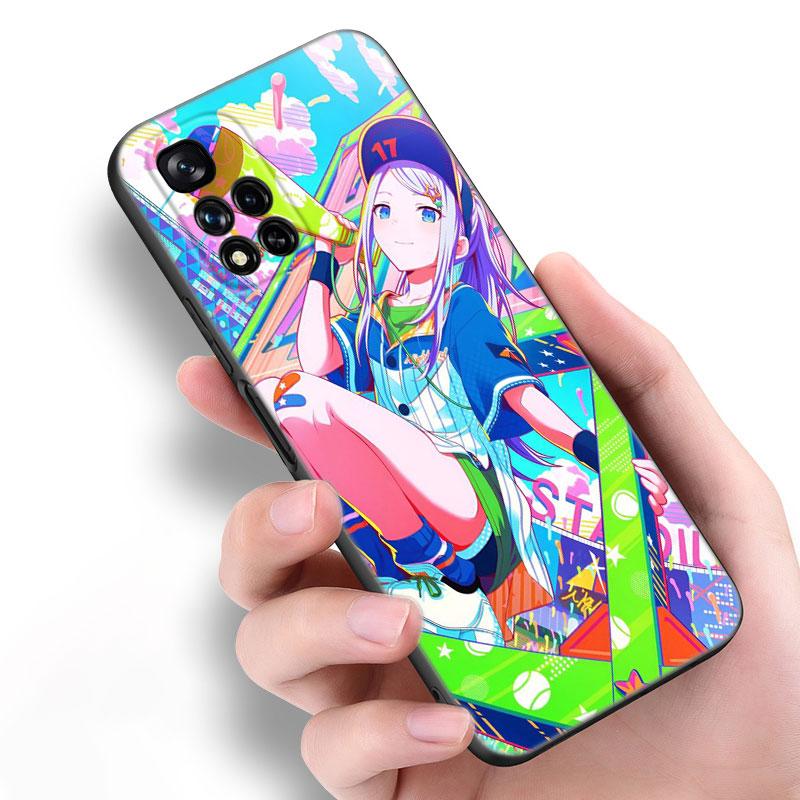 Игровой проект Sekai черный силиконовый чехол для телефона Xiaomi POCO X3 X4 NFC F5 M3 M4 M6 X5 X6 Pro F3 F4 GT 5G C55 C65 M5